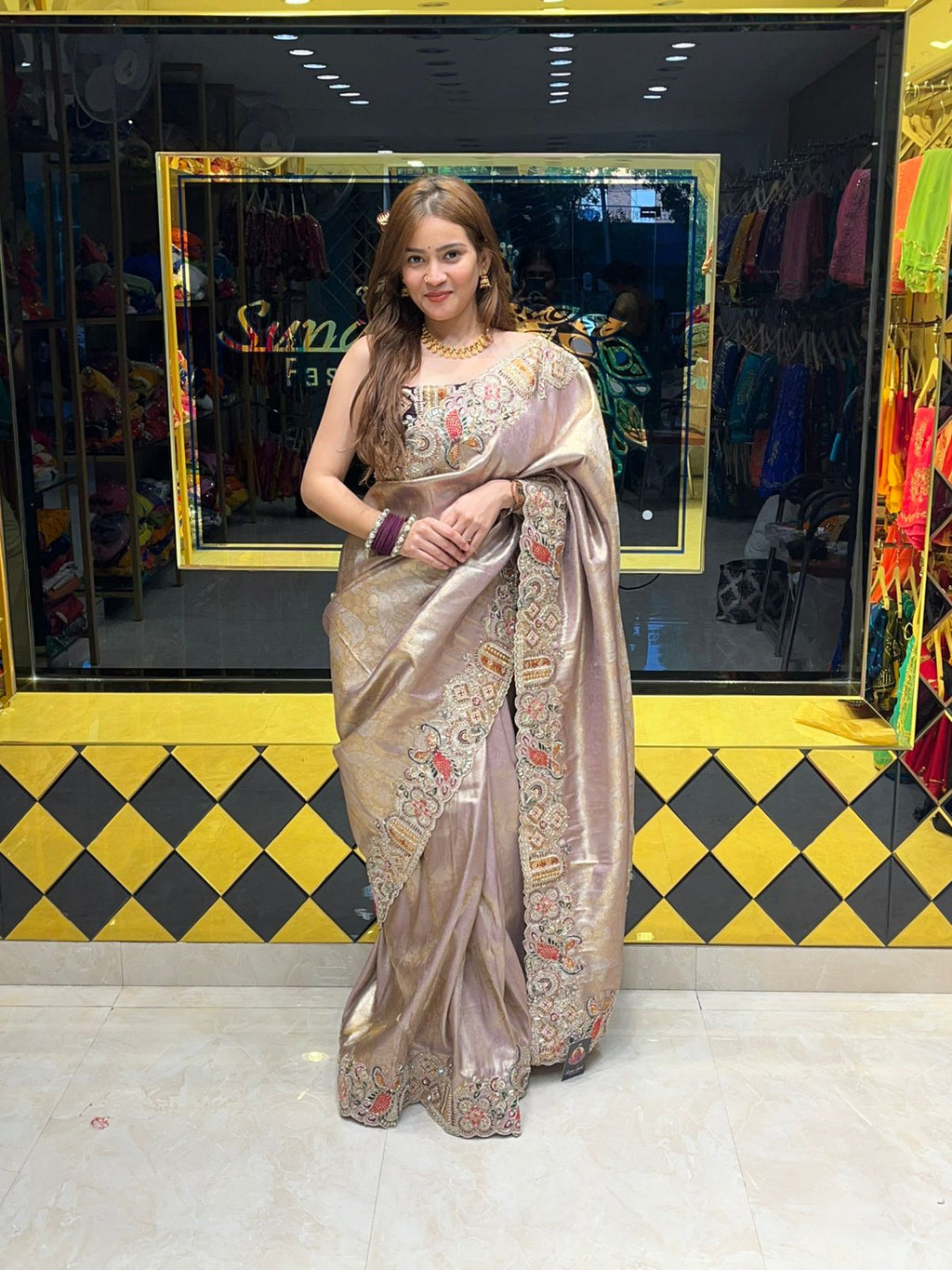 Munga Silk Handcrafted Saree (334)