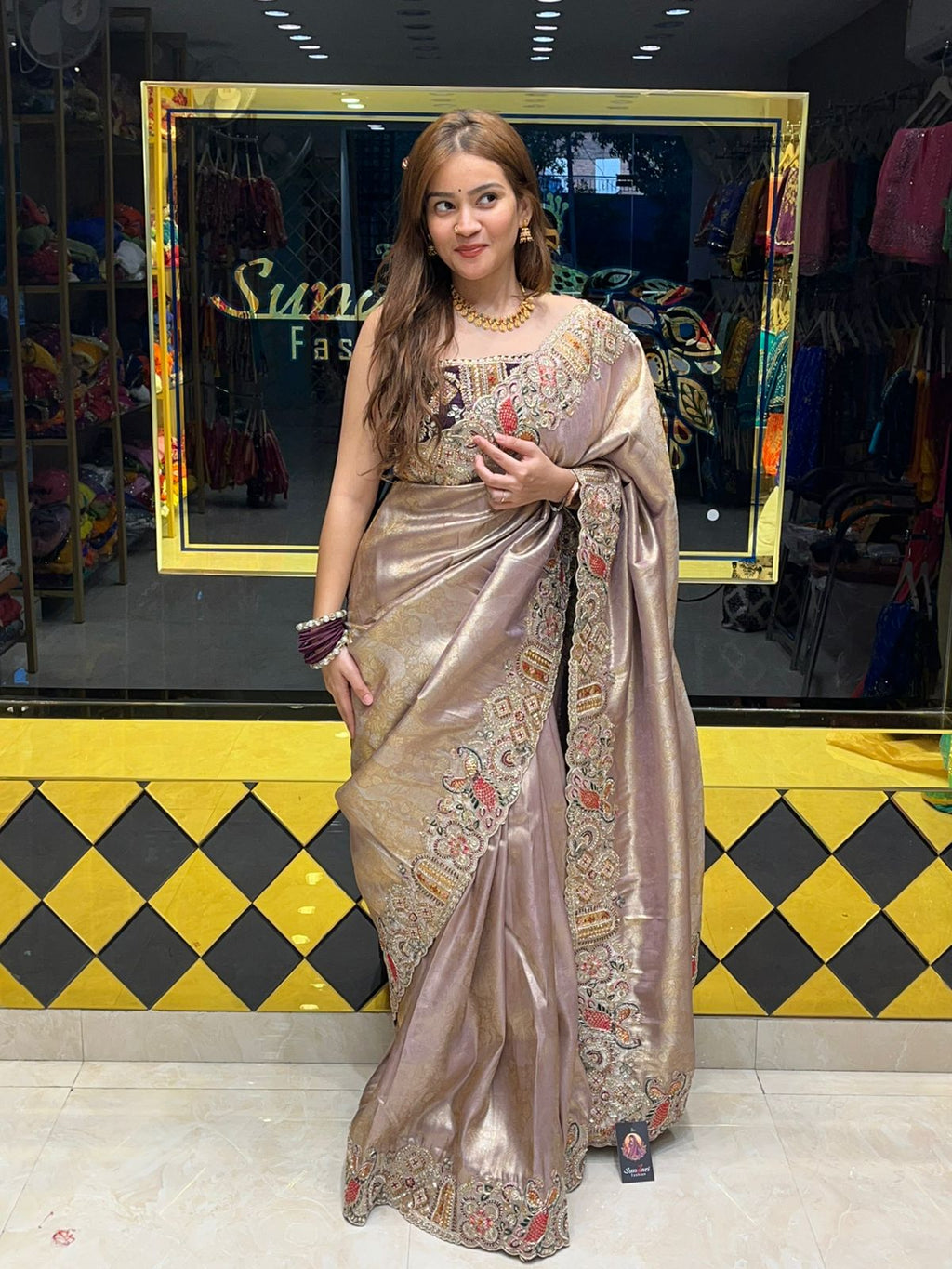 Munga Silk Handcrafted Saree (334)
