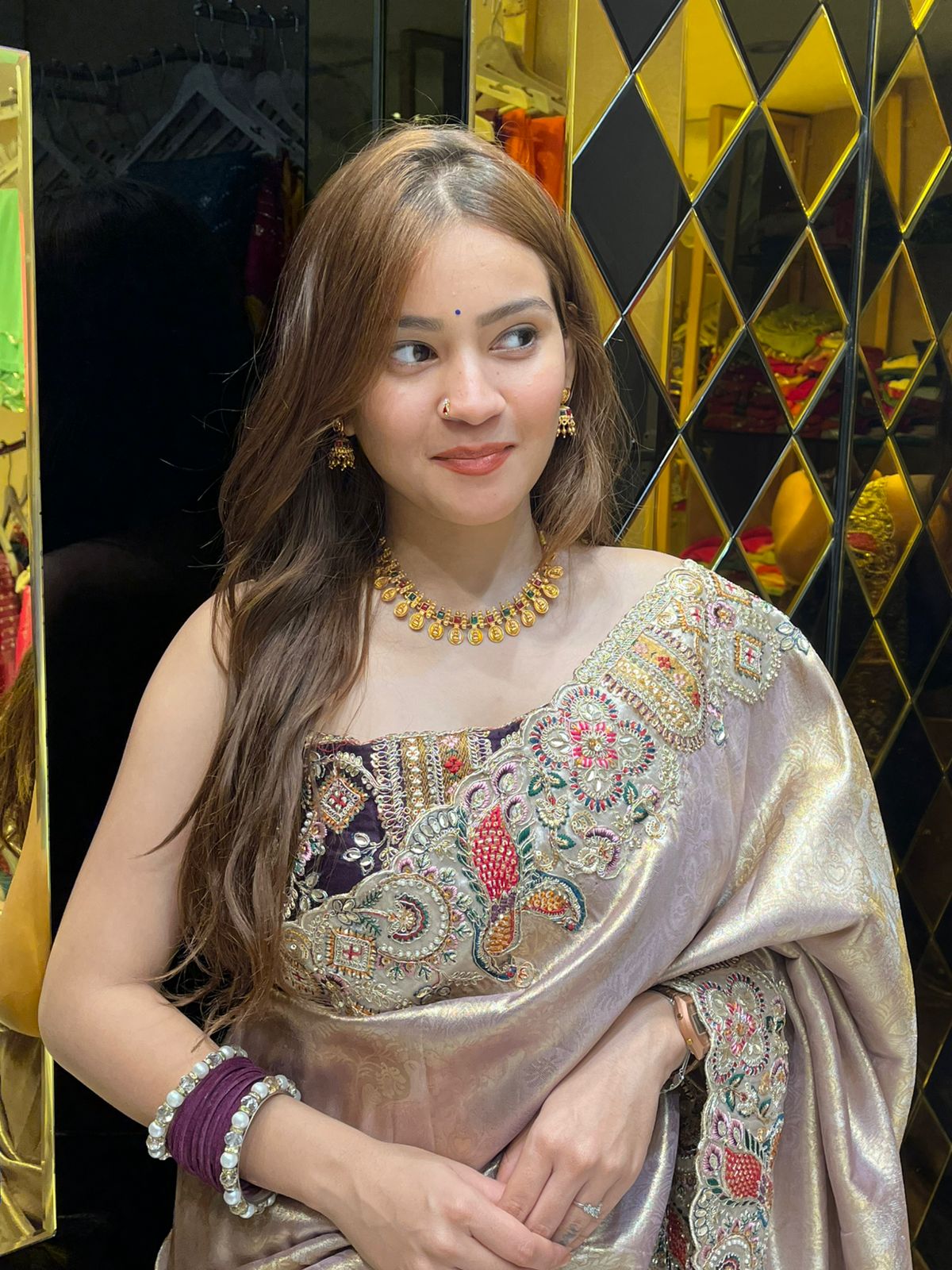 Munga Silk Handcrafted Saree (334)
