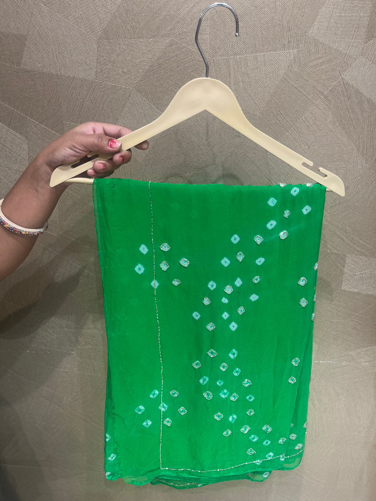 Leheriya And Bandhej Katdana Saree (S28)