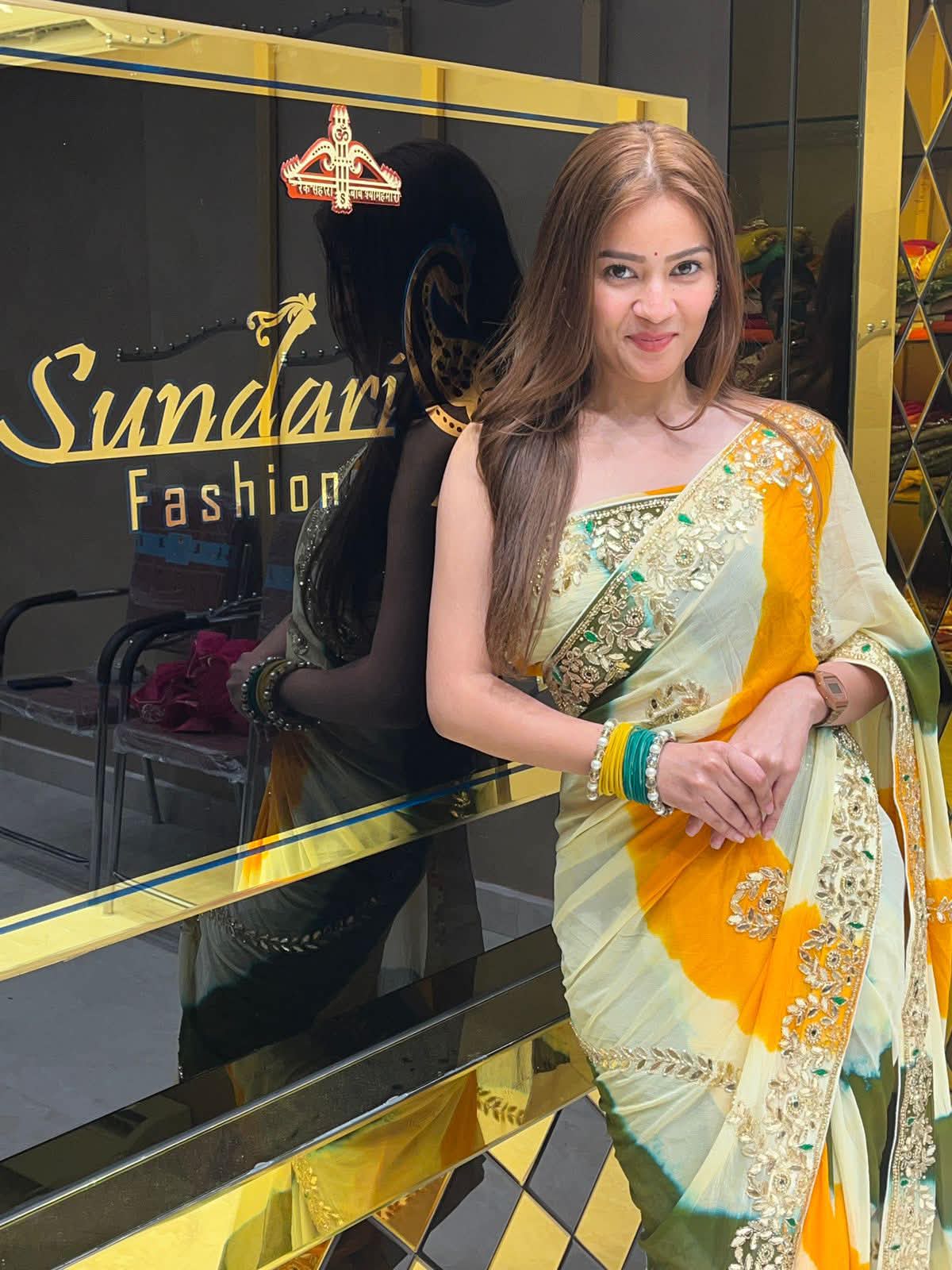Lehriya Gotapati Handcrafted Saree (264)