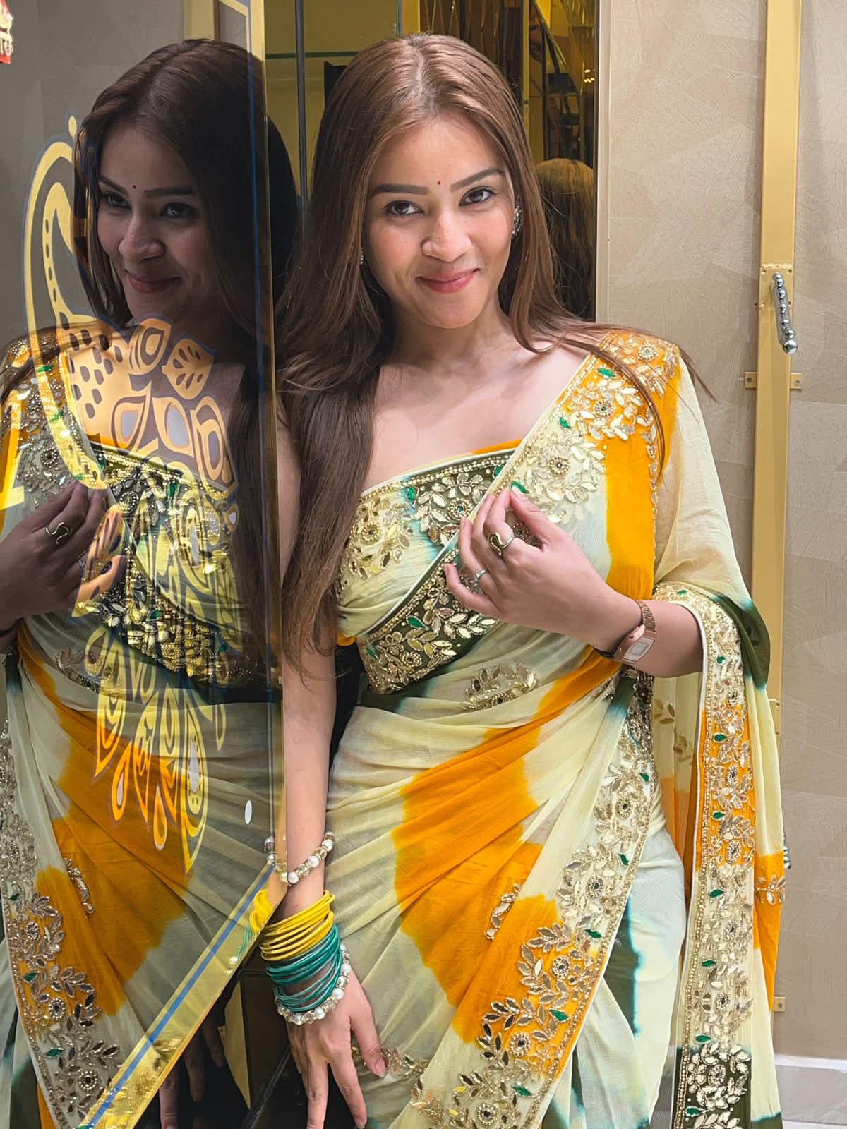 Lehriya Gotapati Handcrafted Saree (264)