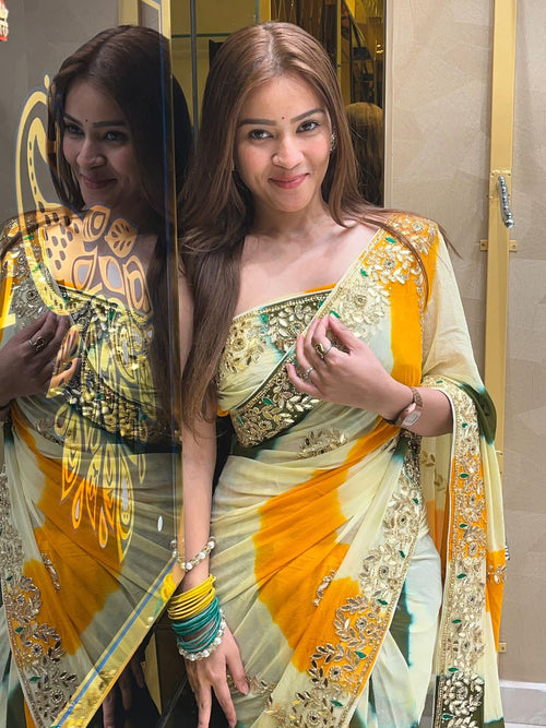 Lehriya Gotapati Handcrafted Saree (264)