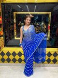 Bandhani Exclusive Mirror Handcrafted Saree (338)