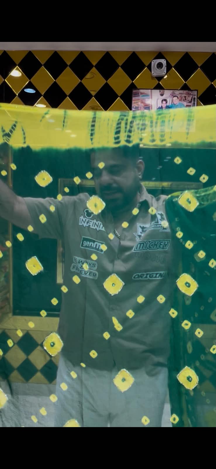 Shibori & Bandhej Designer Saree (S35)