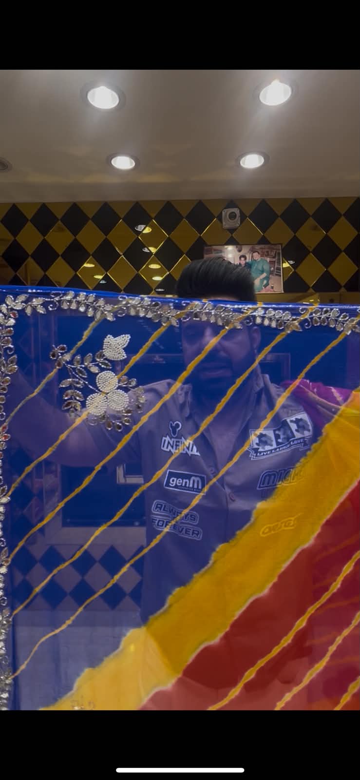 Multilehriya Katdana Handcrafted Saree (S39)