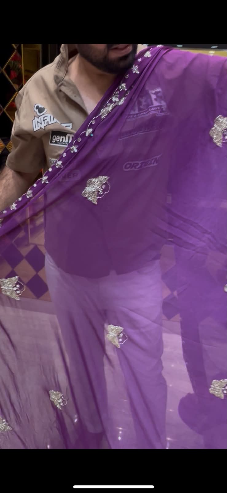 Butterfly Handcrafted Desinghner Saree (S40)