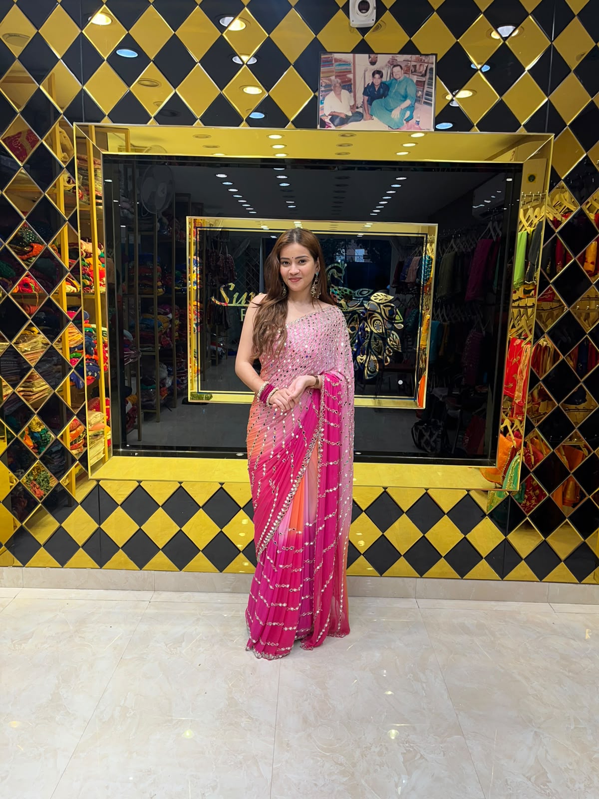 Mirror Handcrafted Premium Saree (346)