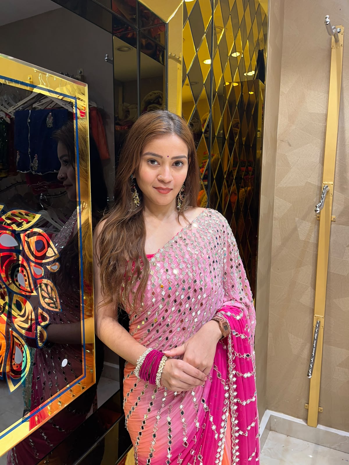 Mirror Handcrafted Premium Saree (346)