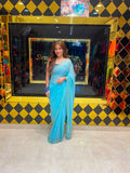 Golden Pearl Designer Saree (S44)