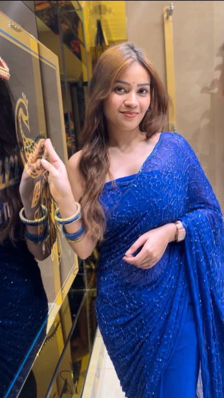 Blue Katdana Handcrafted Saree (349)