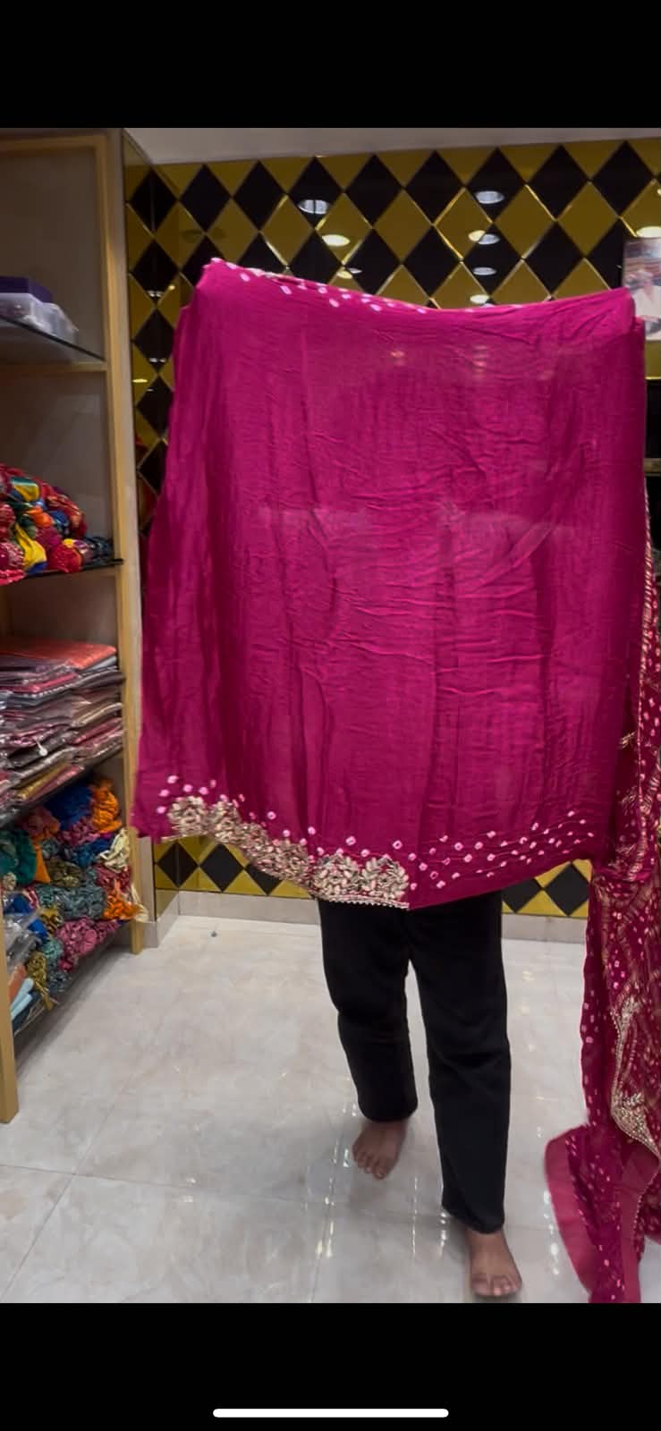 Gajji Silk Ghatchola Handcrafted Saree (358)