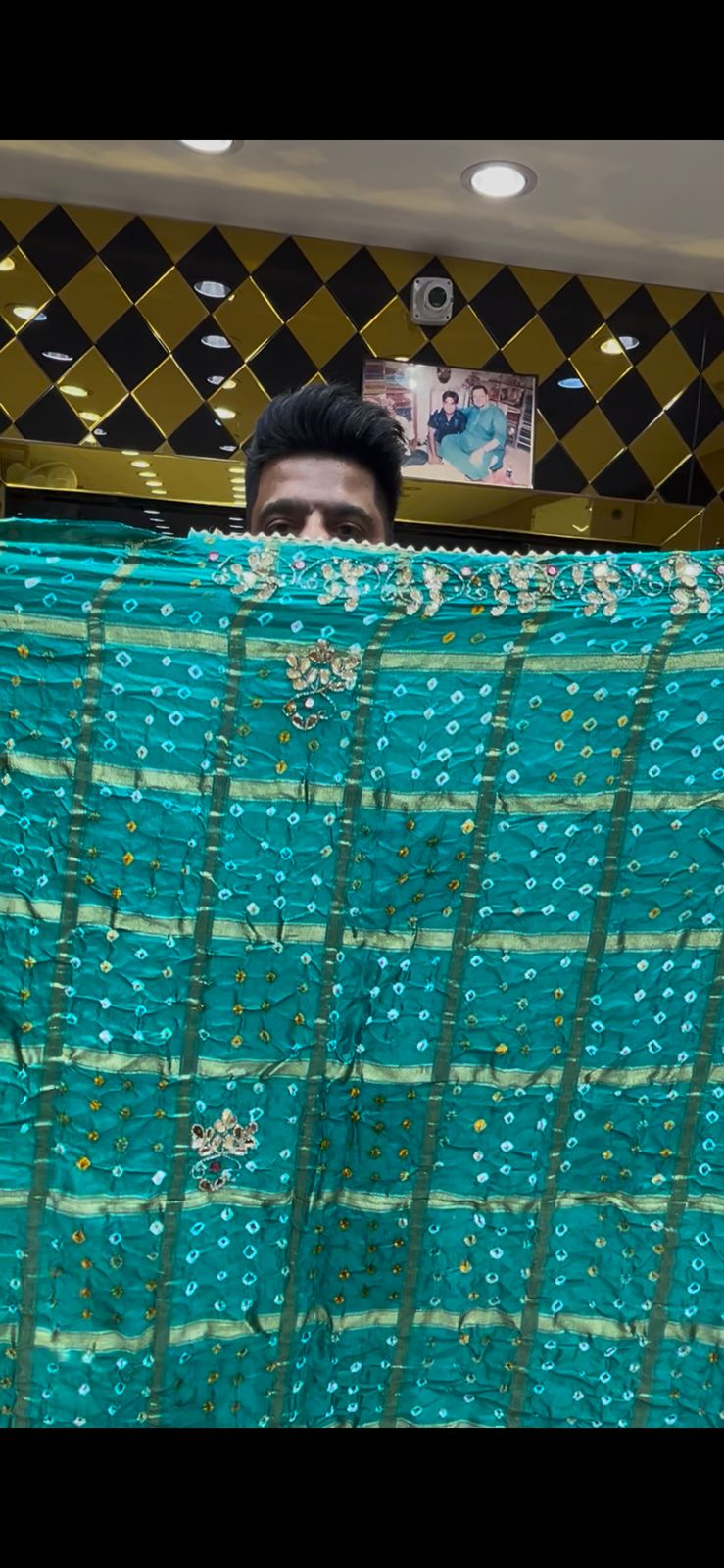 Gaji Silk Premium Bandhani Saree (363)