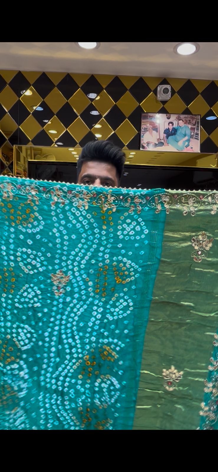 Gaji Silk Premium Bandhani Saree (363)