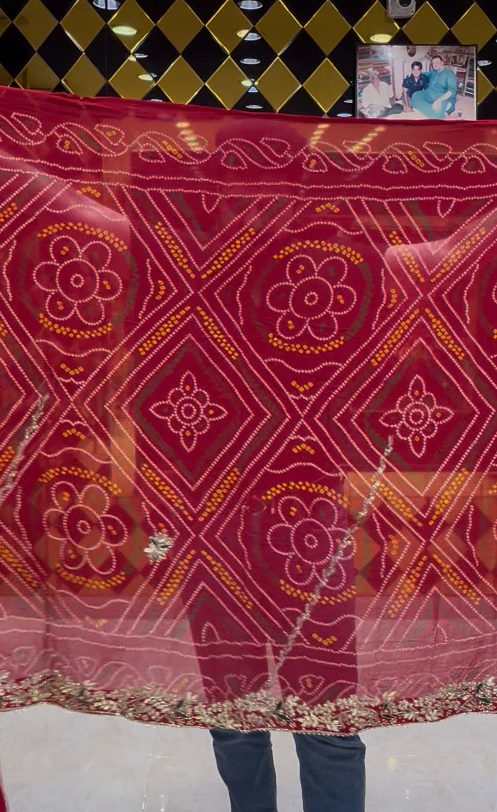 New Designer Gotpati Handcrafted Saree (373)