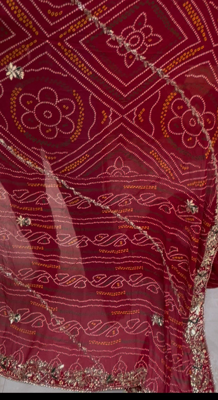 New Designer Gotpati Handcrafted Saree (373)