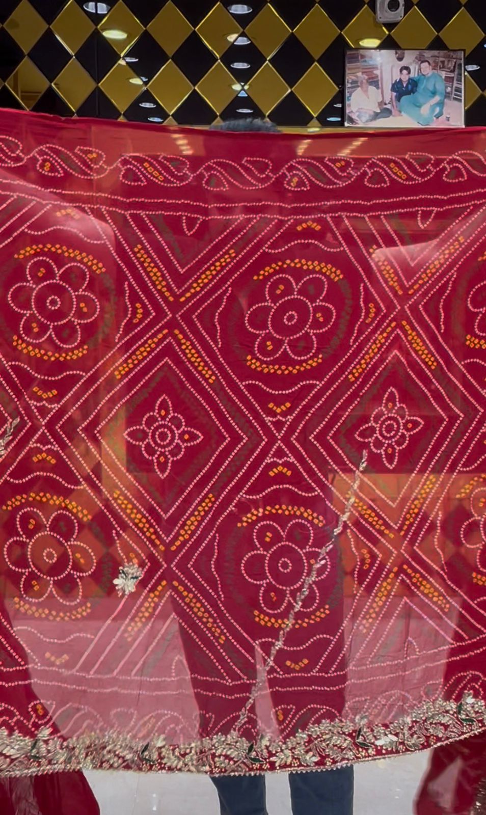 New Designer Gotpati Handcrafted Saree (373)