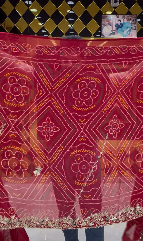 New Designer Gotpati Handcrafted Saree (373)