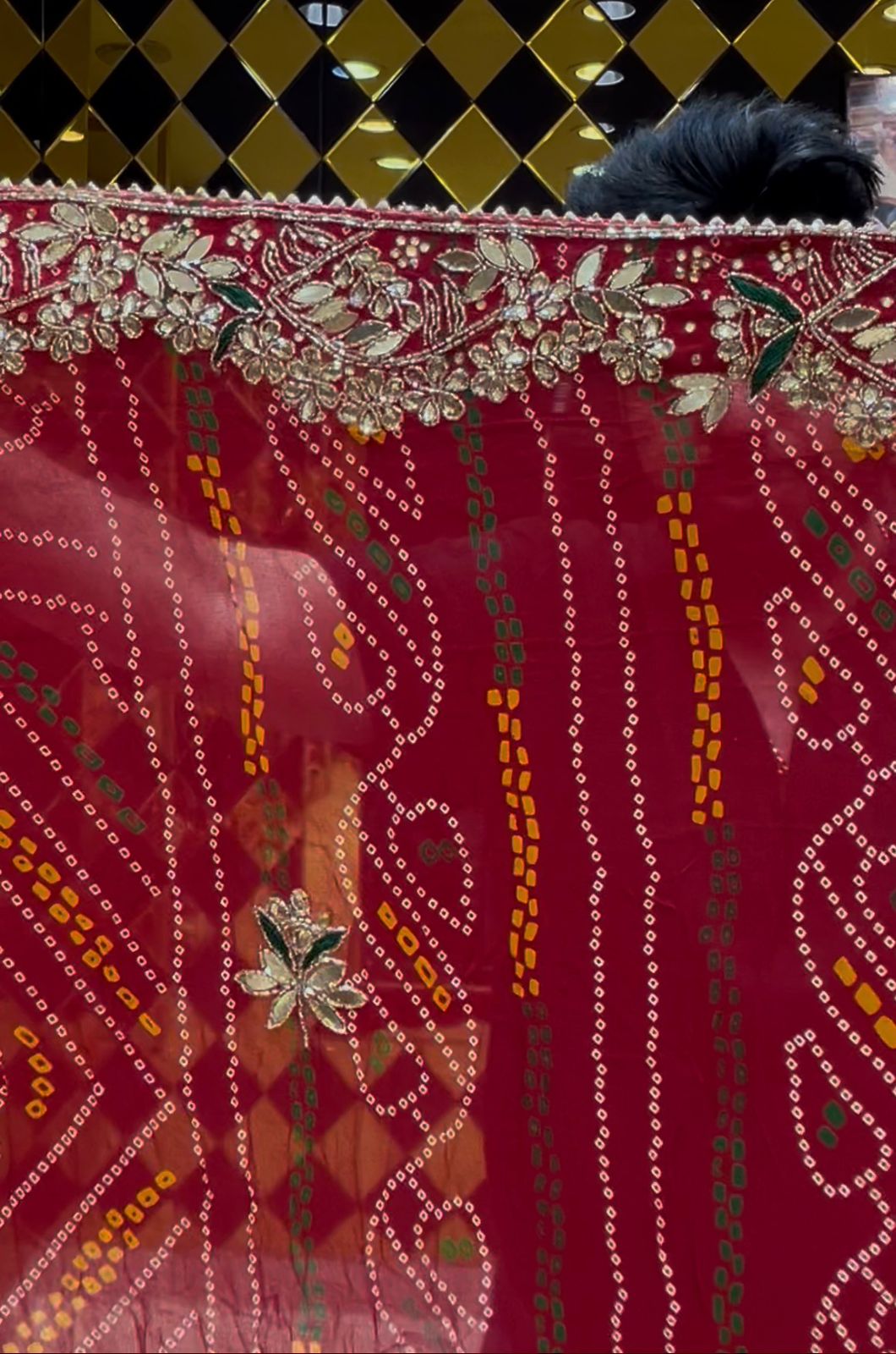 New Designer Gotpati Handcrafted Saree (373)