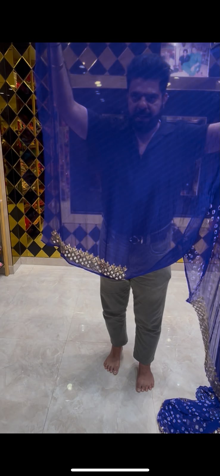 Gotapati With Handmade Bandhej Designer Saree (380)