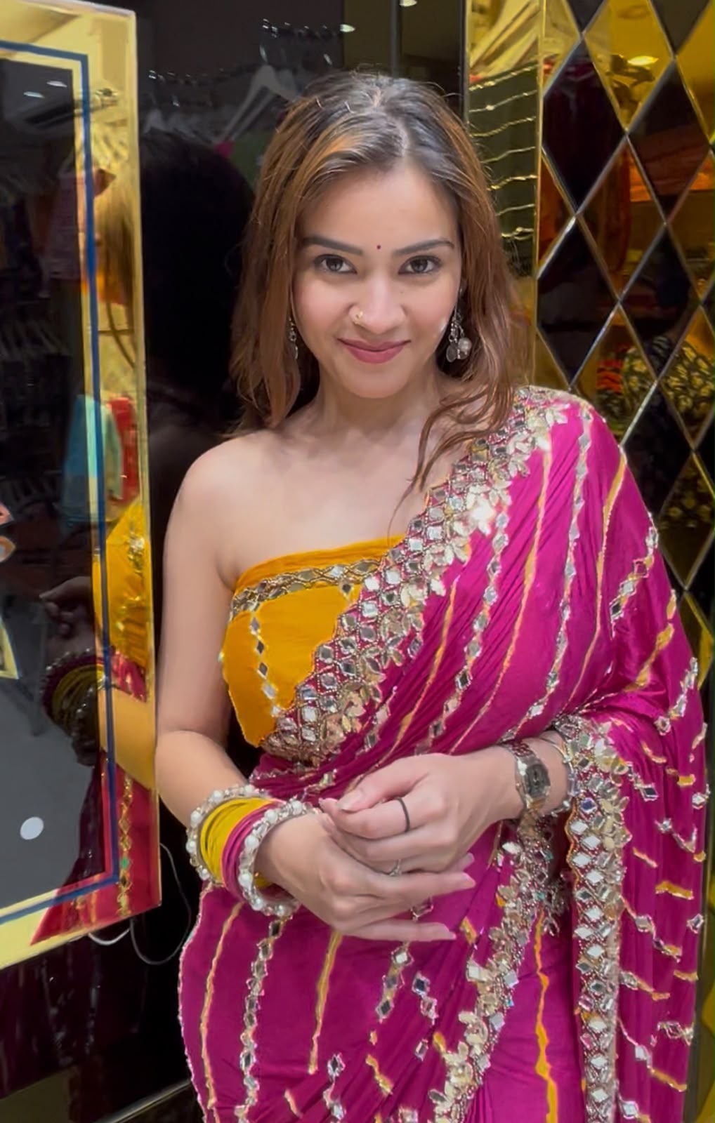Lehriya & Gotapati Handcrafted Designer Saree (393)
