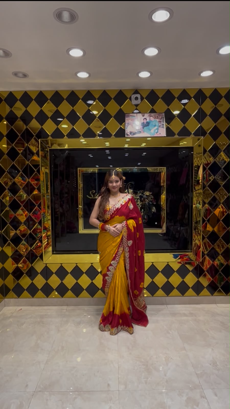 Gaji Silk Gotapati Designer Saree (408)