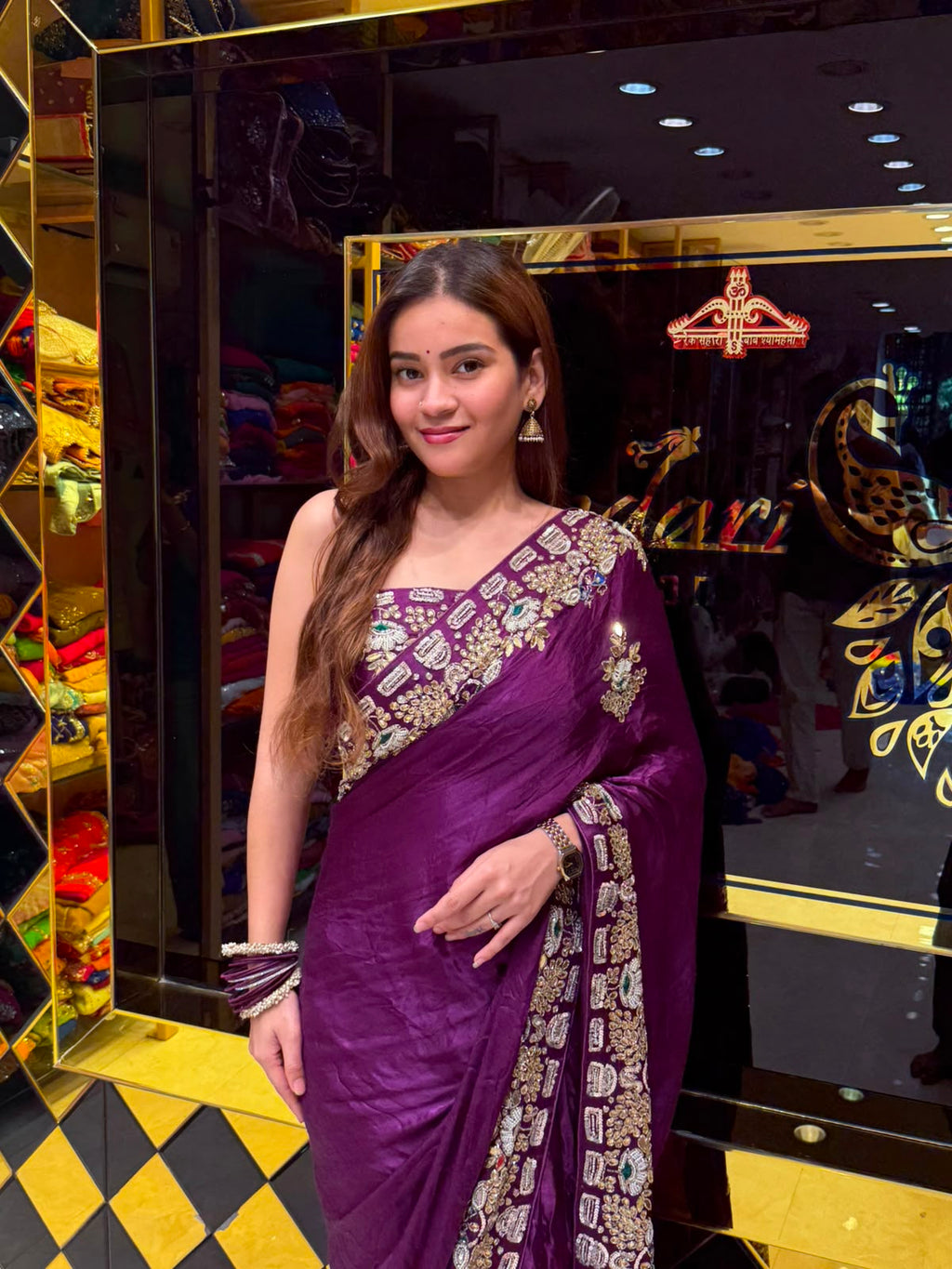 Traditional Magenta Pure Gaji Silk Designer Saree (411)