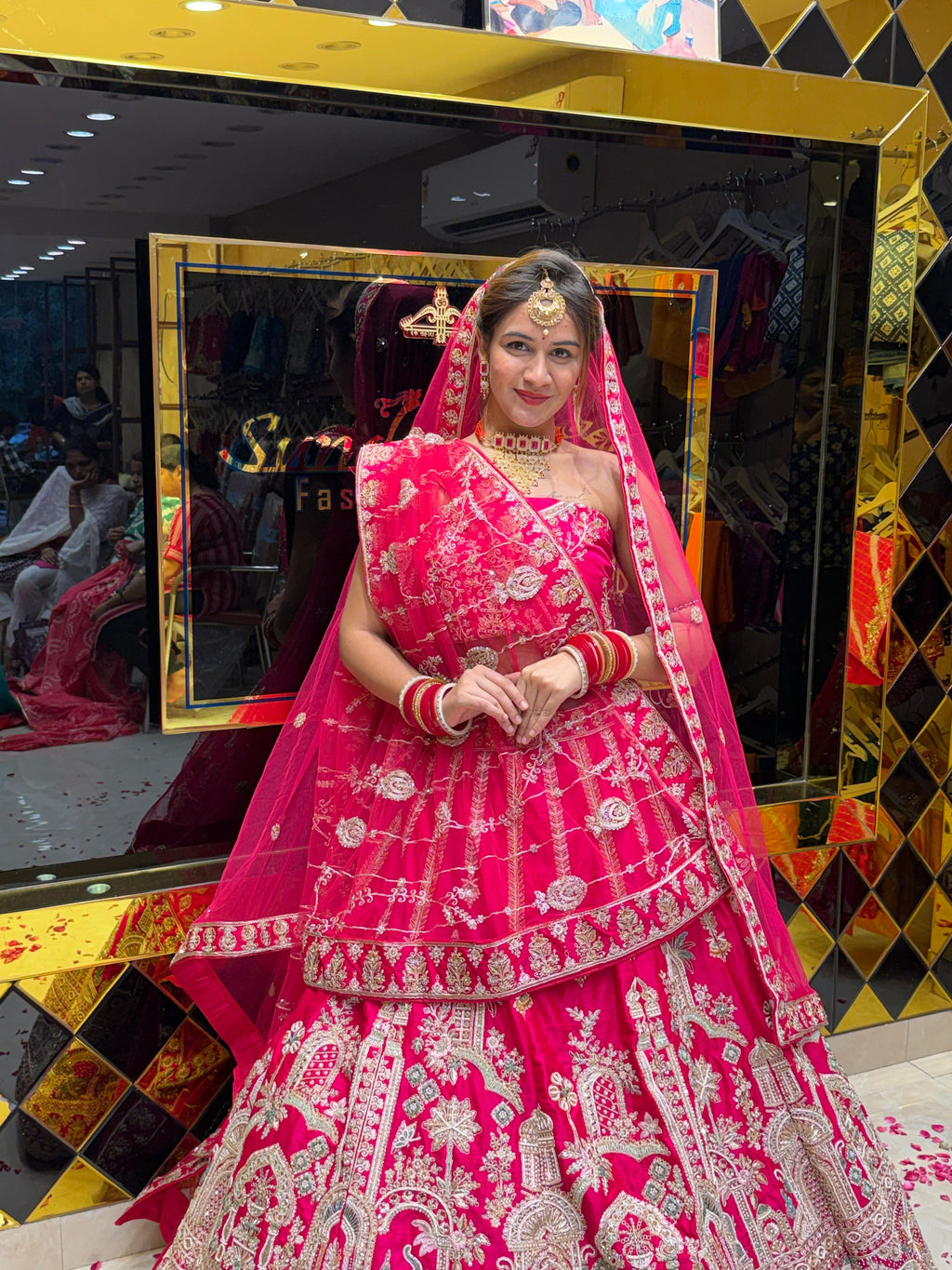 Royal Bridal Look Designer Lehenga Set (B111)