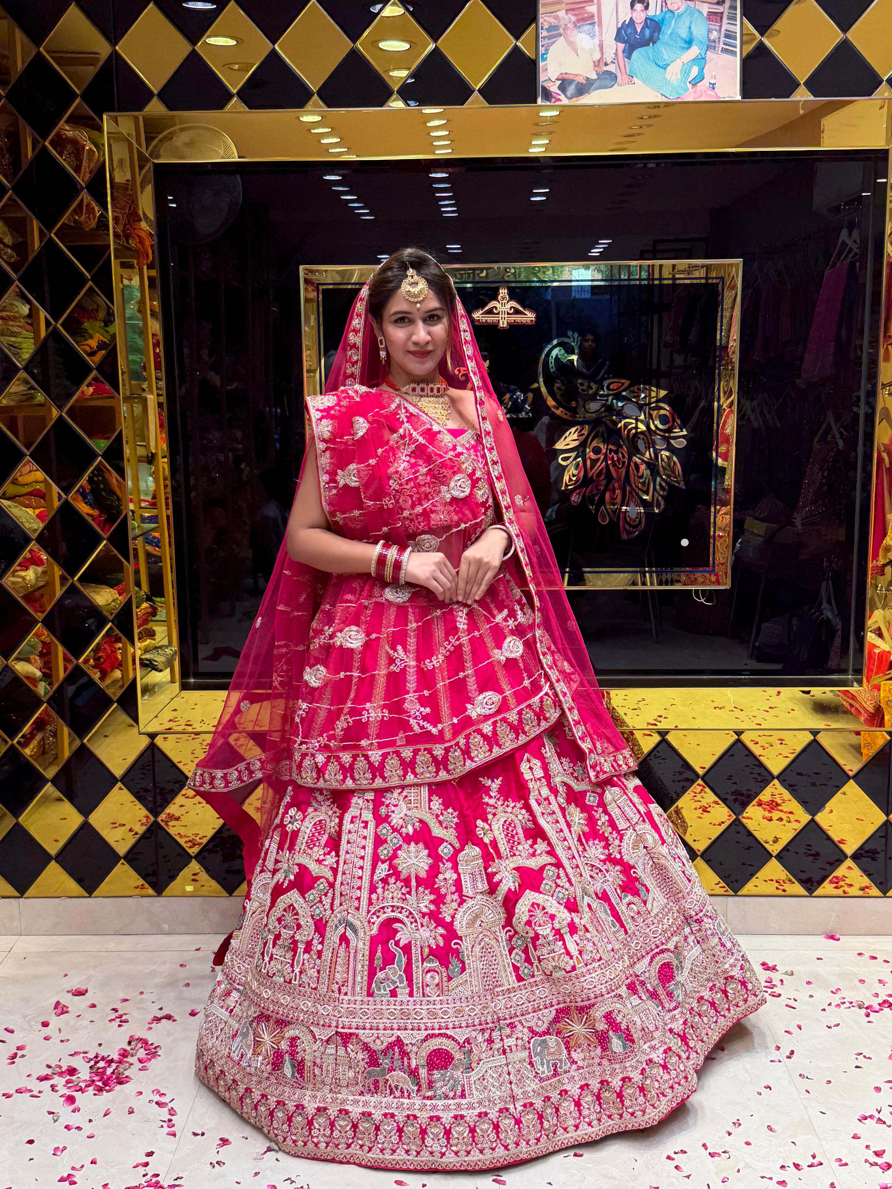 Royal Bridal Look Designer Lehenga Set (B111)