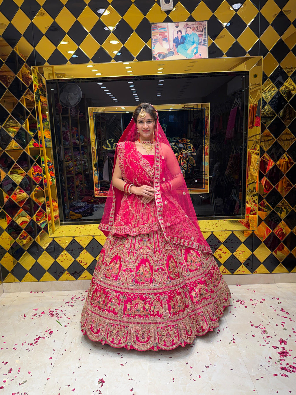 Premium Royal Bridal Designer Lehenga Set (B114)