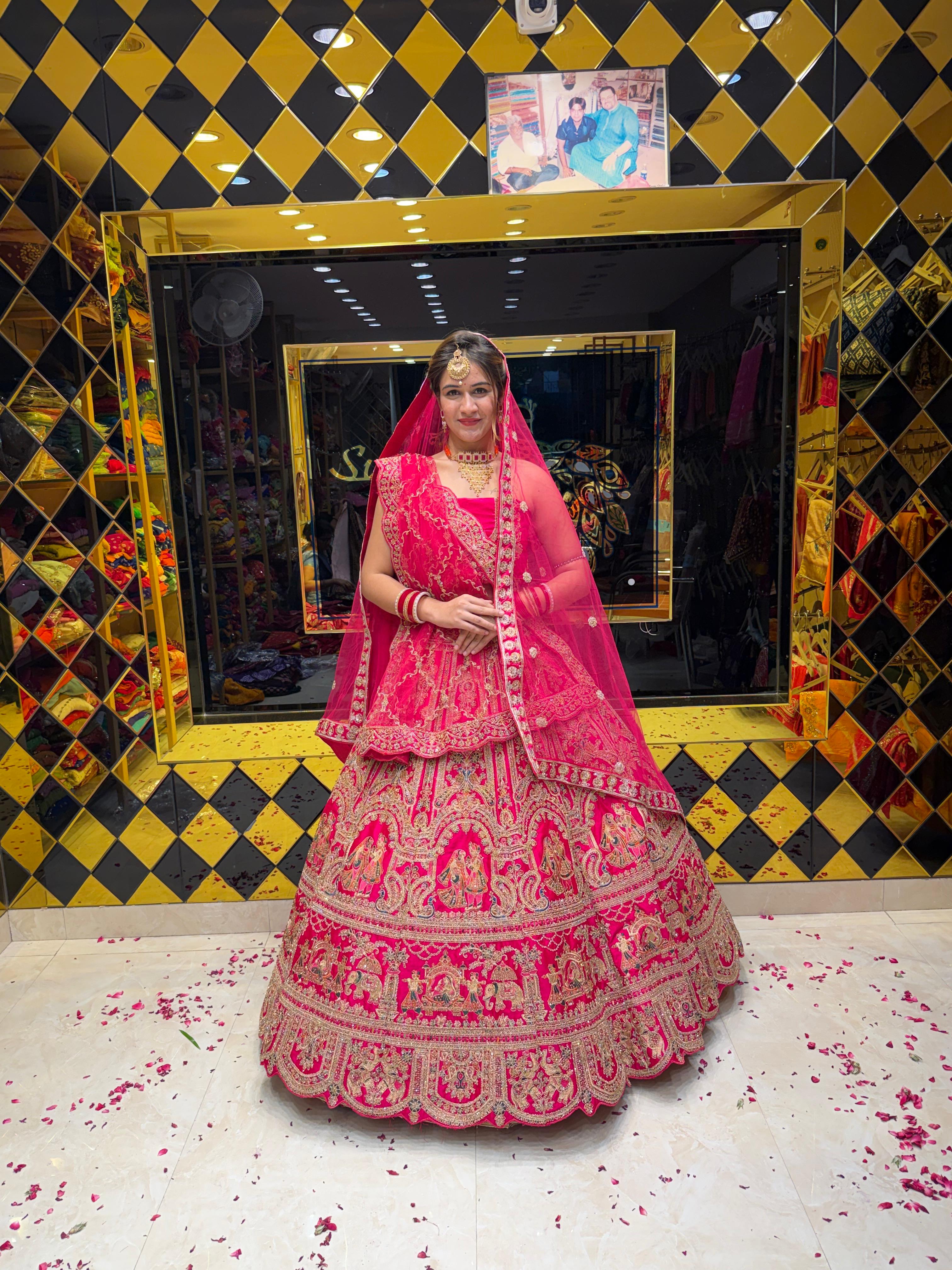 Premium Royal Bridal Designer Lehenga Set (B114)