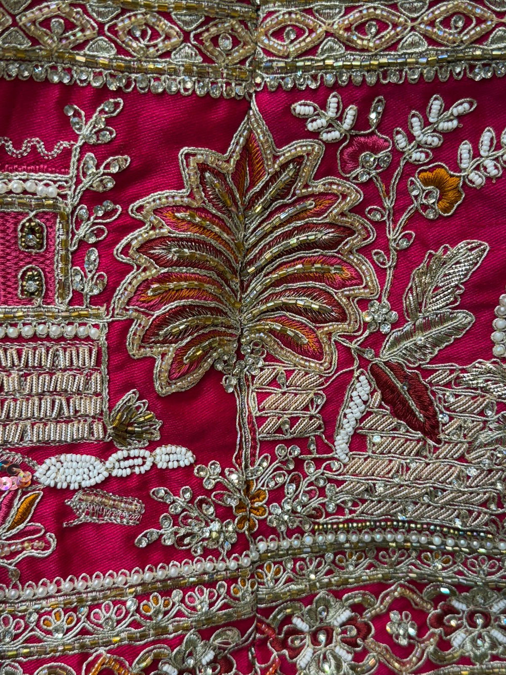 Royal Red Bridal Designer Lehenga Set (B112)