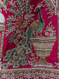 Royal Red Bridal Designer Lehenga Set (B112)