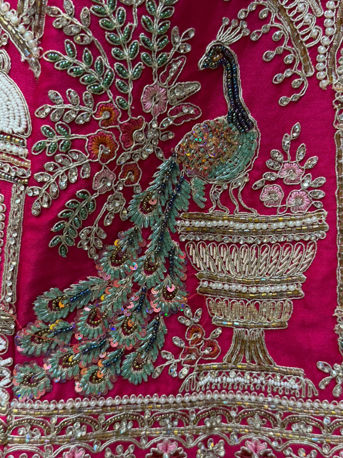 Royal Red Bridal Designer Lehenga Set (B112)