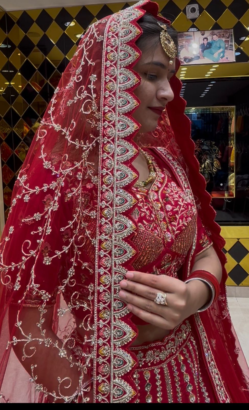 Premium Bridal Look Royal Silk Lehenga Set (B109)