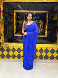 Royal Blue Katdana Handcrafted Saree (457)