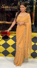 Elegant Original Mirror Work Saree (227)