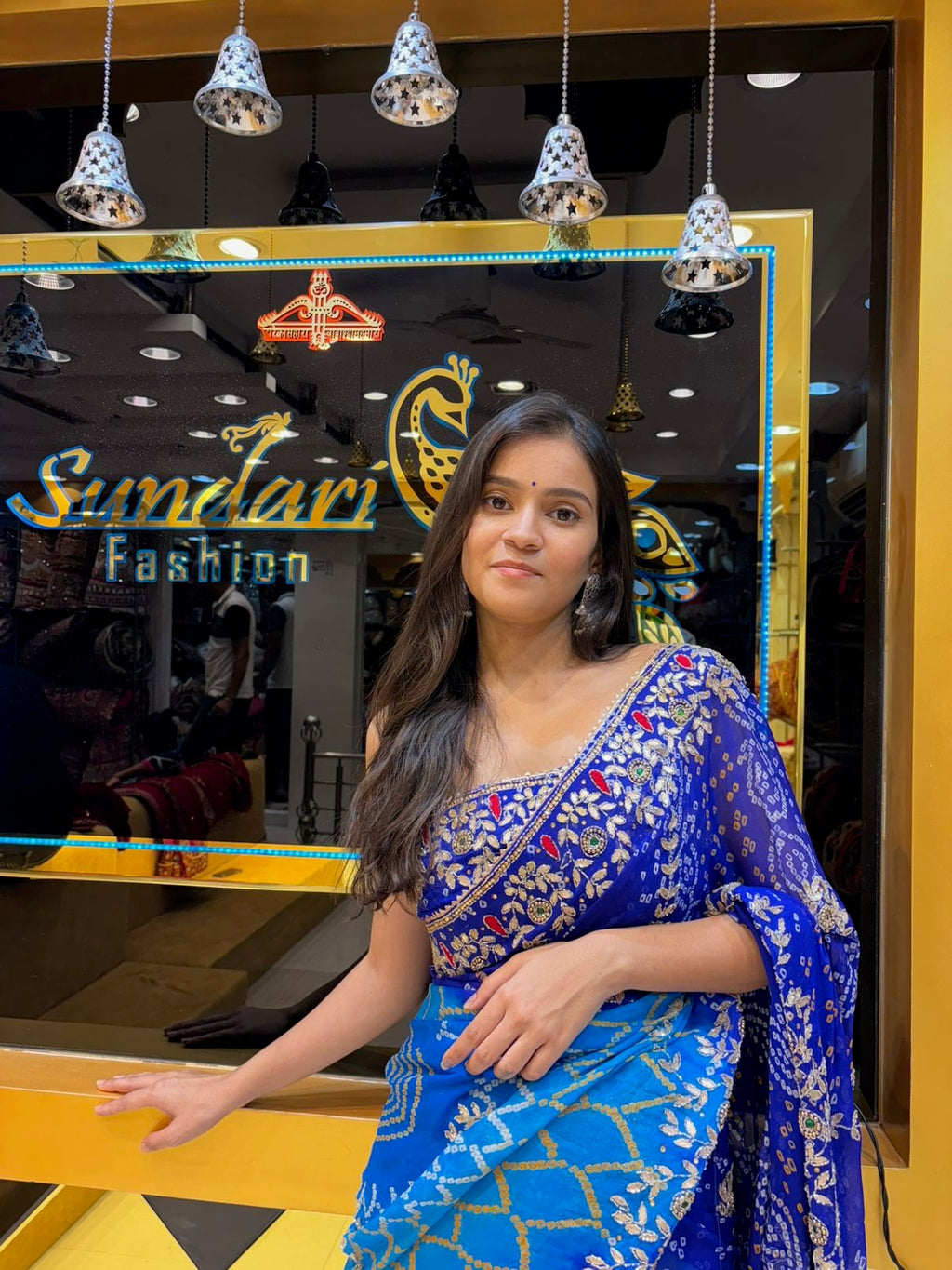 Blue Pure Ojariya Saree