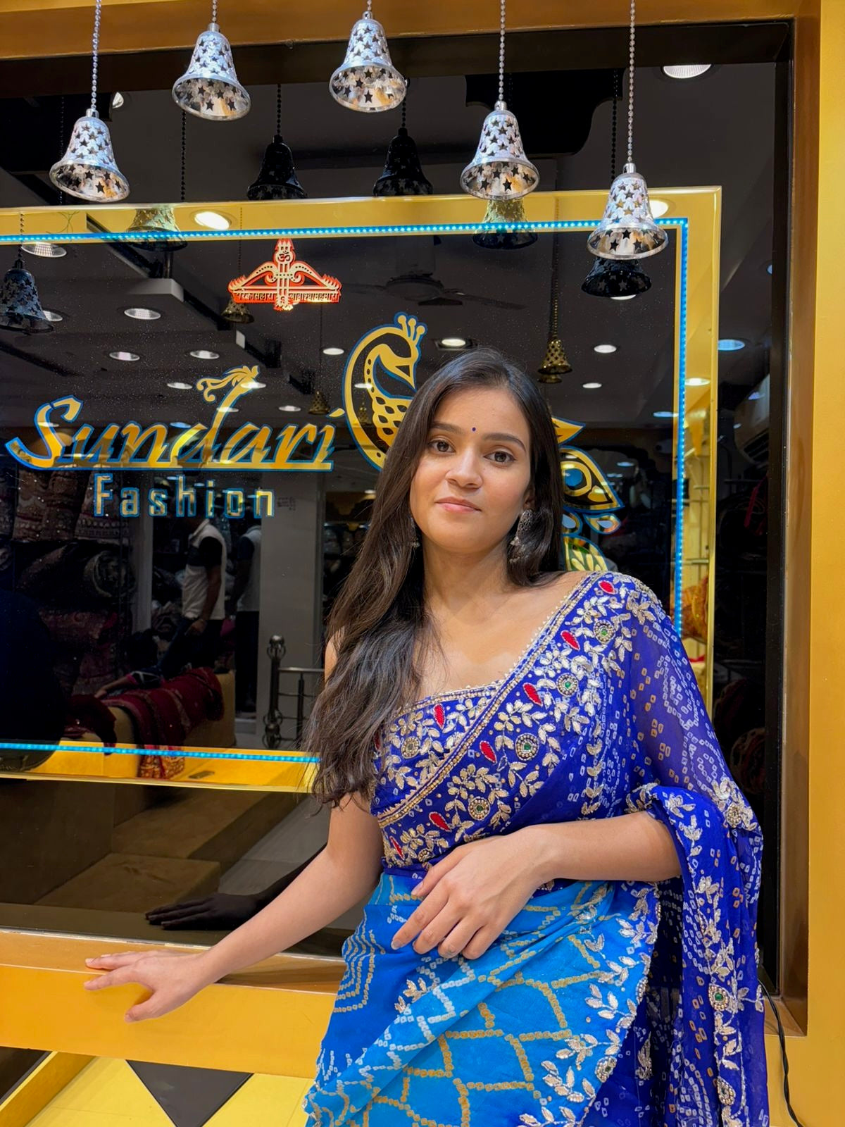 Blue Pure Ojariya Saree